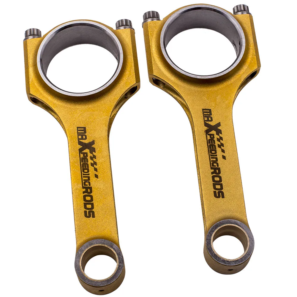 

Новые титановые шатуны MaXpeedingrods (2 шт.) + болты ARP для Fiat 500 старой модели, 2-цилиндровый, 130 мм, H-образные шатуны