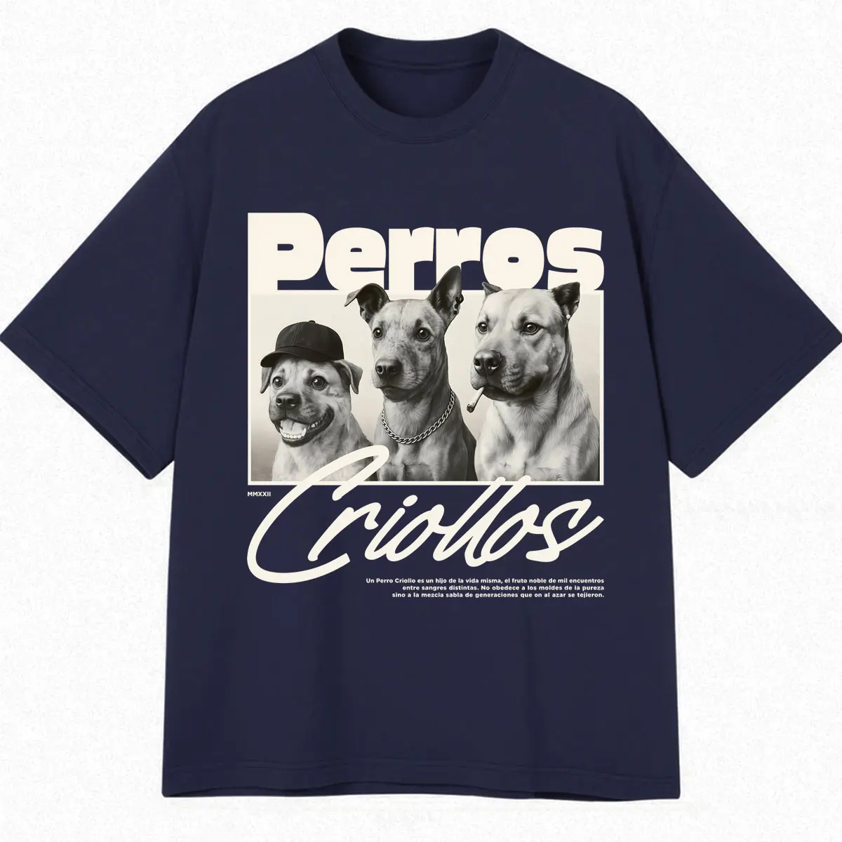 Funny Dogs Meme T Shirts Perros Criollos Fashion Vintage Graphic T-shirts Men Women Oversized Cotton Casual T Shirt Streetwear