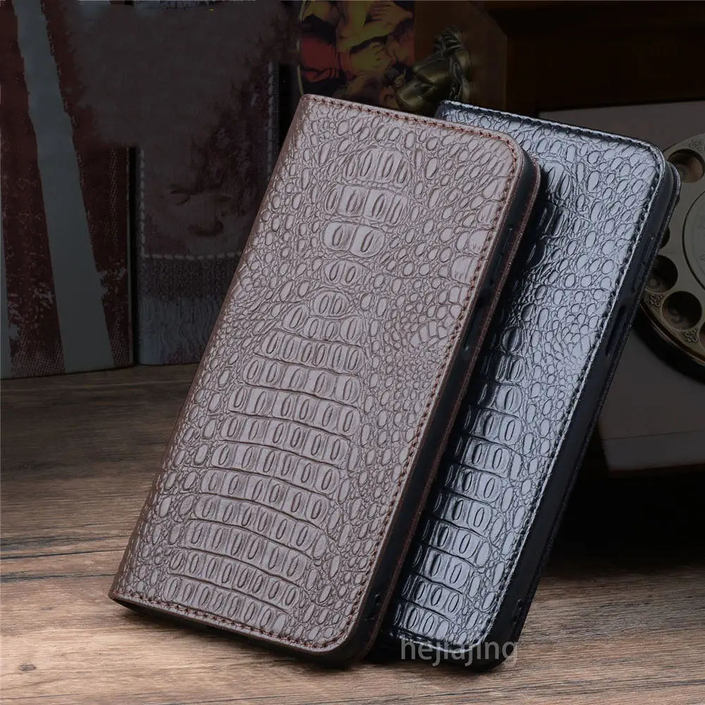 

Чехол-книжка из натуральной яловой кожи крокодила для Huawei Pura 70 80 Ultra Pro Business Cover