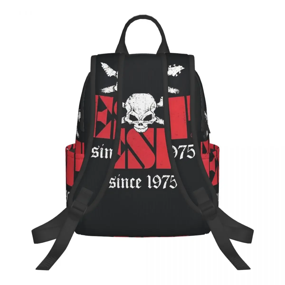 E-Esp Guitars Student Backpack School Bag Hiking Travel Daypack for Men Women Bookbag Shoulder Bags