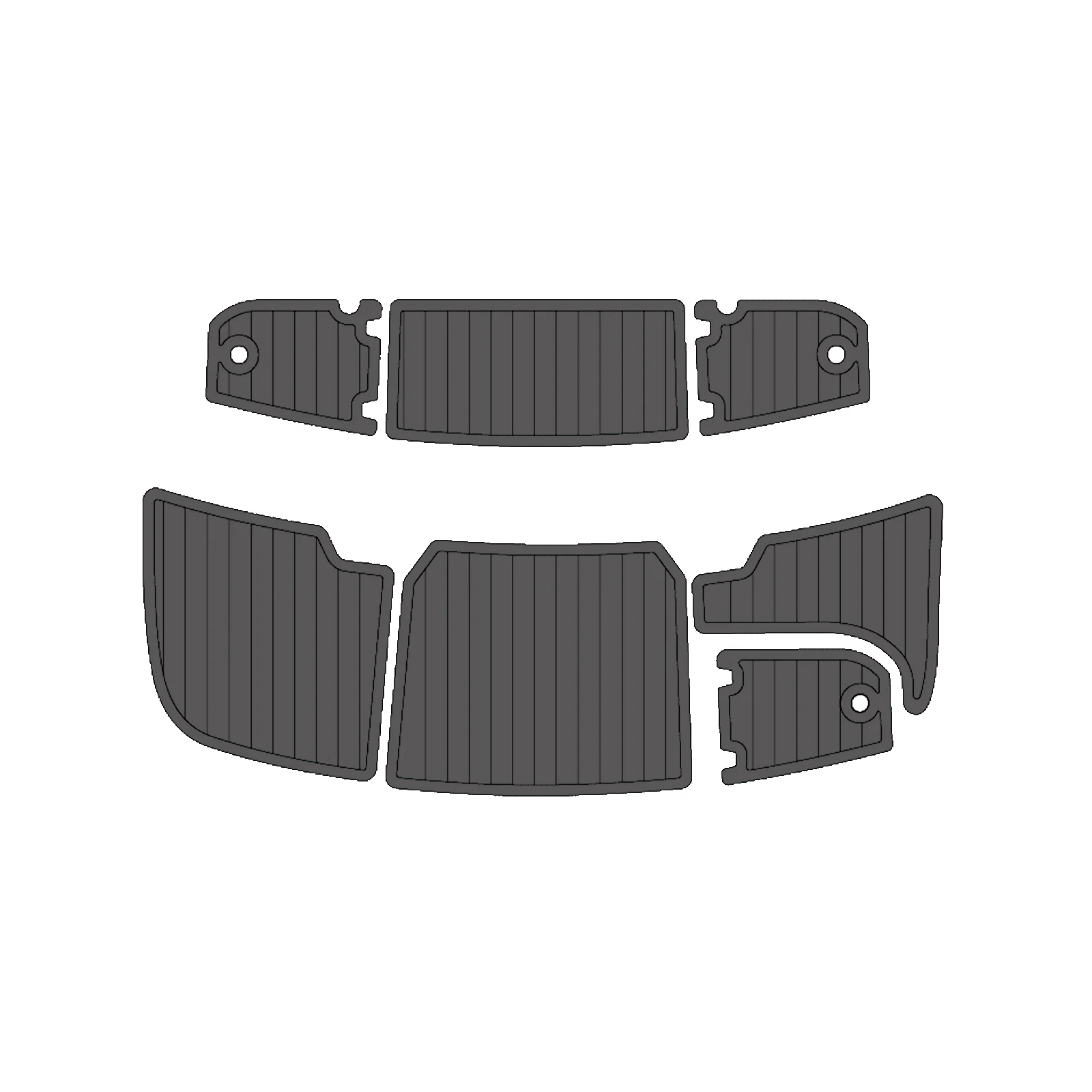 2000 Bryant 196 LTD Eva Non-Slip Traction Mat Boat Deck Sheet Grip Carpet Self-Adhesive Swim Platform Cockpit Pad Customizable