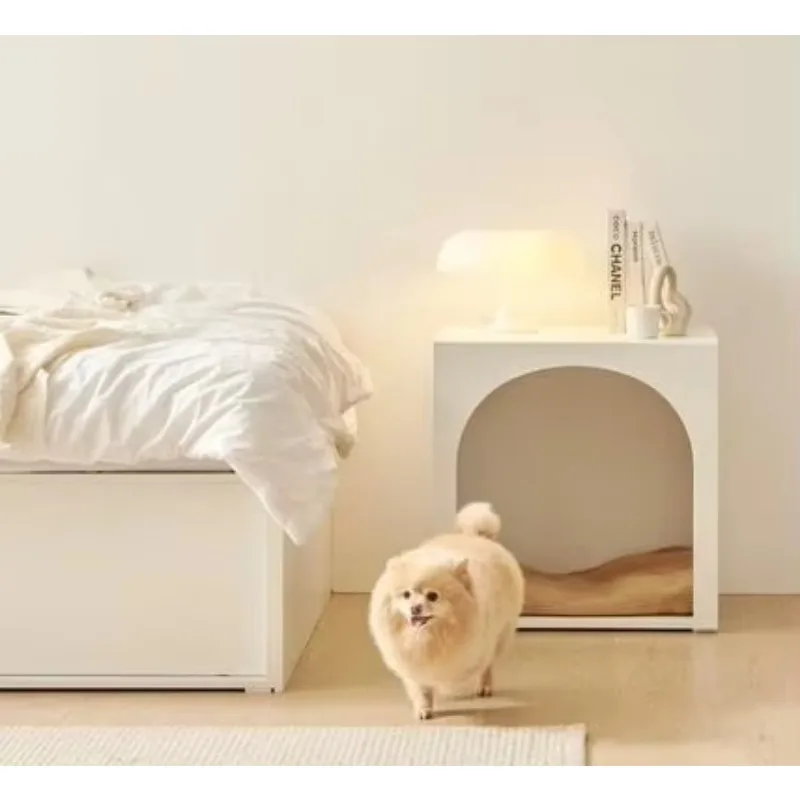 Customizable Modern Metal Pet House Sturdy Cat Nest with Easy Assembly Functional Pet Furniture with Storage Features
