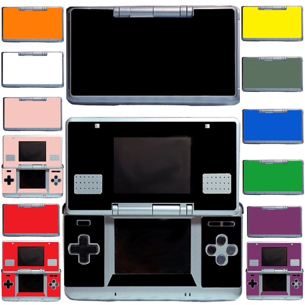 10 Pure Clean Solid Colours Vinyl Skin Sticker Protector for Nintendo DS NDS Gen Skins Stickers