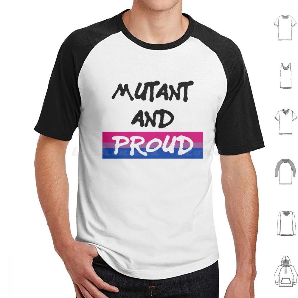 

Футболка Mutant And Pride Bi для мужчин, женщин и детей, 6xl, мутанты Pride Magneto Was Right Bi Bisexual