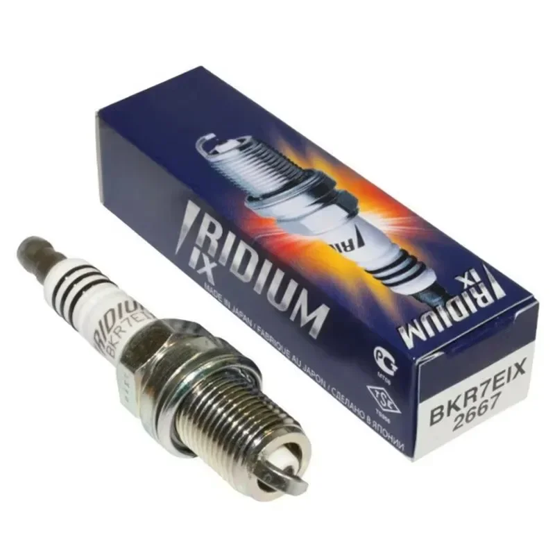 4/6 Uds bujía de iridio para VOLKSWAGEN BEETLE GOLF JETTA PASSAT TIGUAN 2.0L AUDI A3 A4 A5 A6 CAYMAN BOXSTER 2667 BKR7EIX