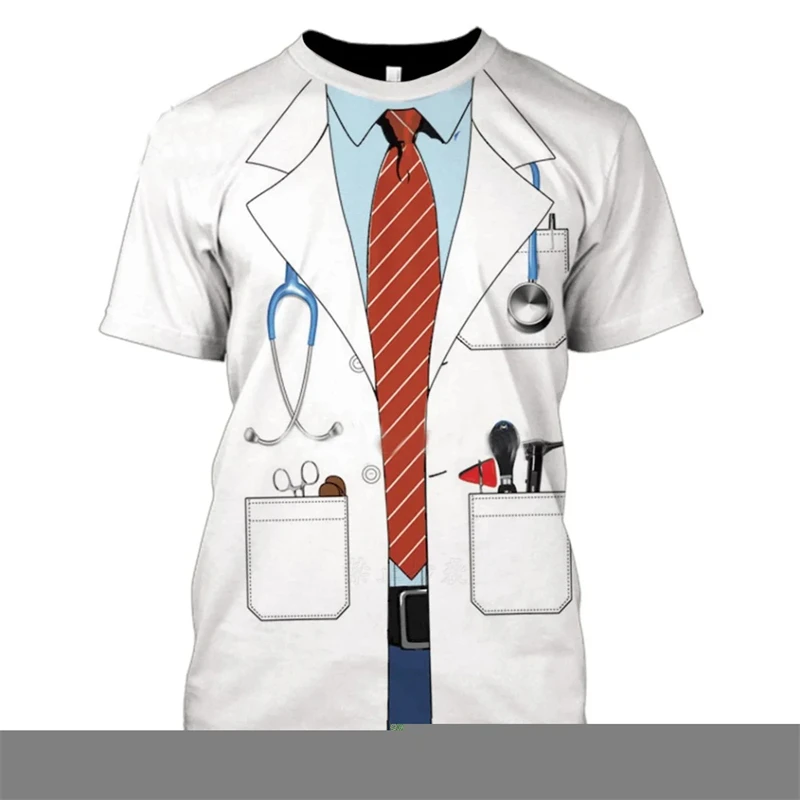 Cosplay Summer Fashion Mens Captain Funny Tshirts Streetwear Hip Hop T-Shirt Casual Party Short-sleeved Men Women Tops Clothing