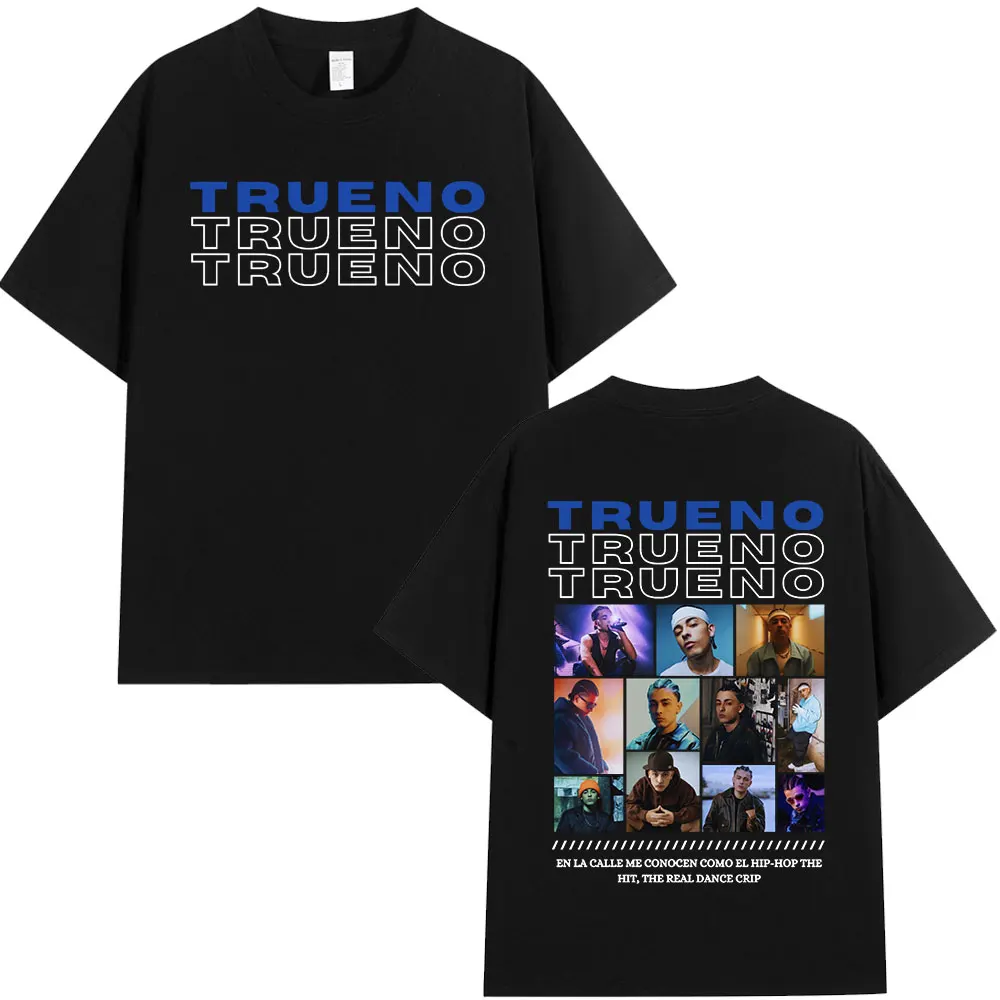 Trueno Hip Hop T Shirt Retro Design Digital REAL GANGSTA LOVE Instant Download and Ready To Print T-shirts Cotton Casual T-shirt