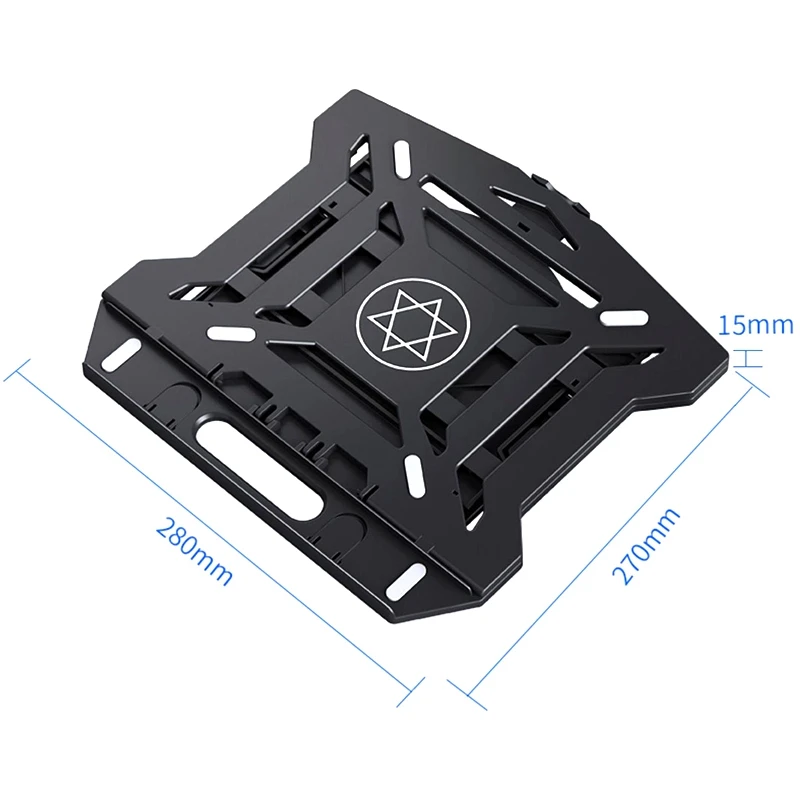 Computer Stand Eight-Speed Adjustable Notebook Stand with Turntable Portable Foldable Notebook Stand Notebook Computers