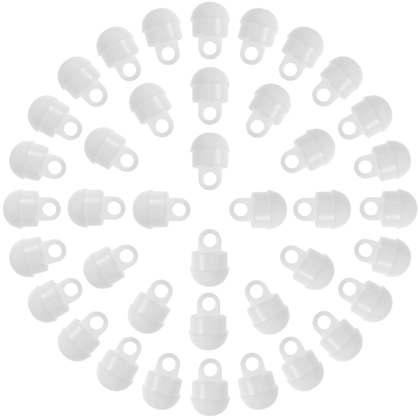 

100 pcs Solar Garden Lights Accessories Landscape Lamp Plug End Cap Plastic Waterproof Design Outdoor LED stakes