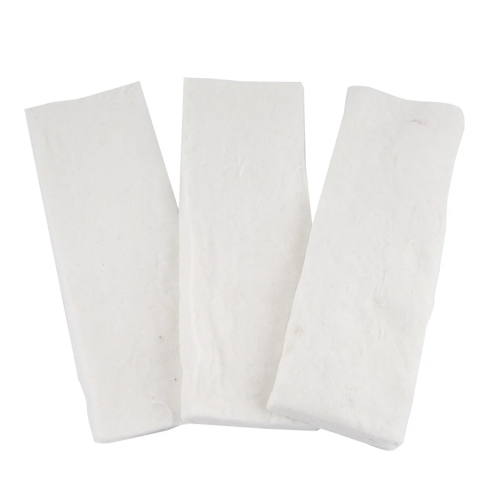 New Ceramic Sponge Fiber Blanket White 1206 ℃ Firebox 30*10*1.5cm/2.5cm 3pc Ceramic Fiber Blanket No-cancer-causing Fibers