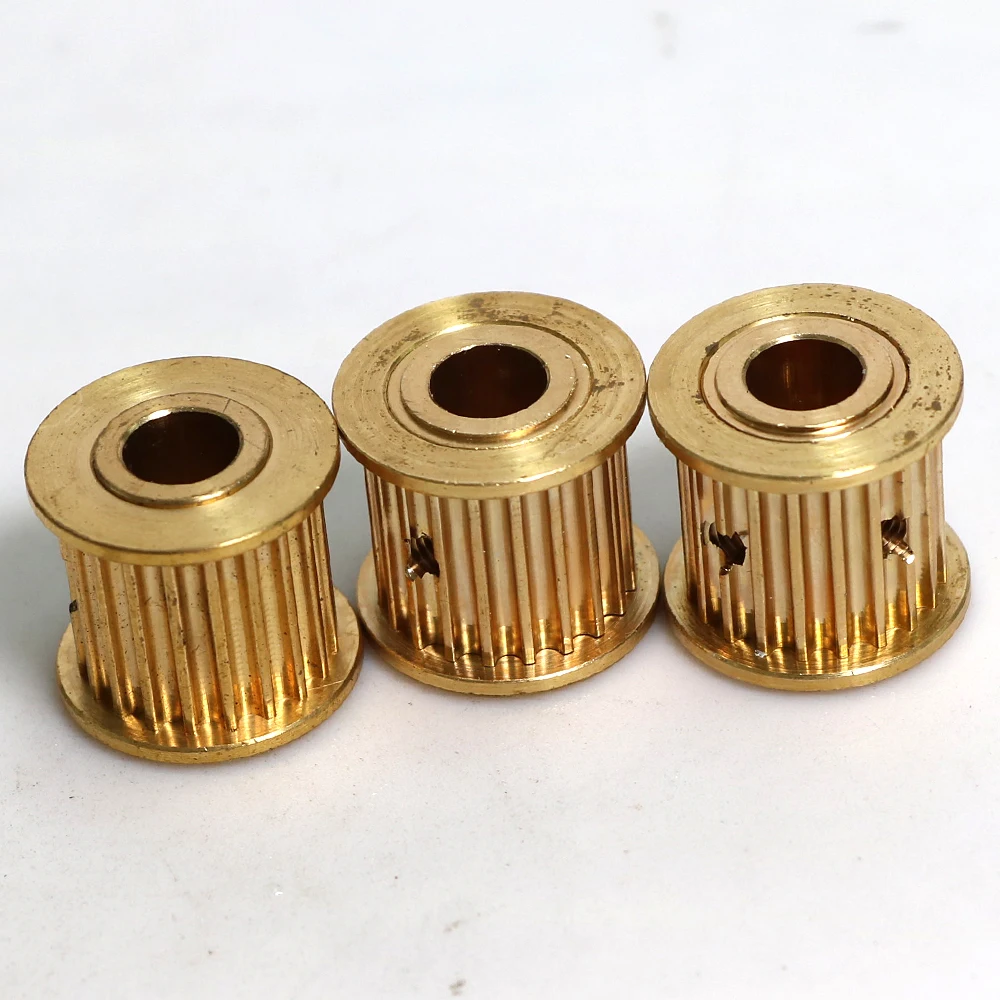 3M 20T Timing Pulley Bore 8mm 20 Teeth HTD3M Synchronous Wheel Belt Width 10mm 3D Printer Part 20Teeth copper Timing Pulley