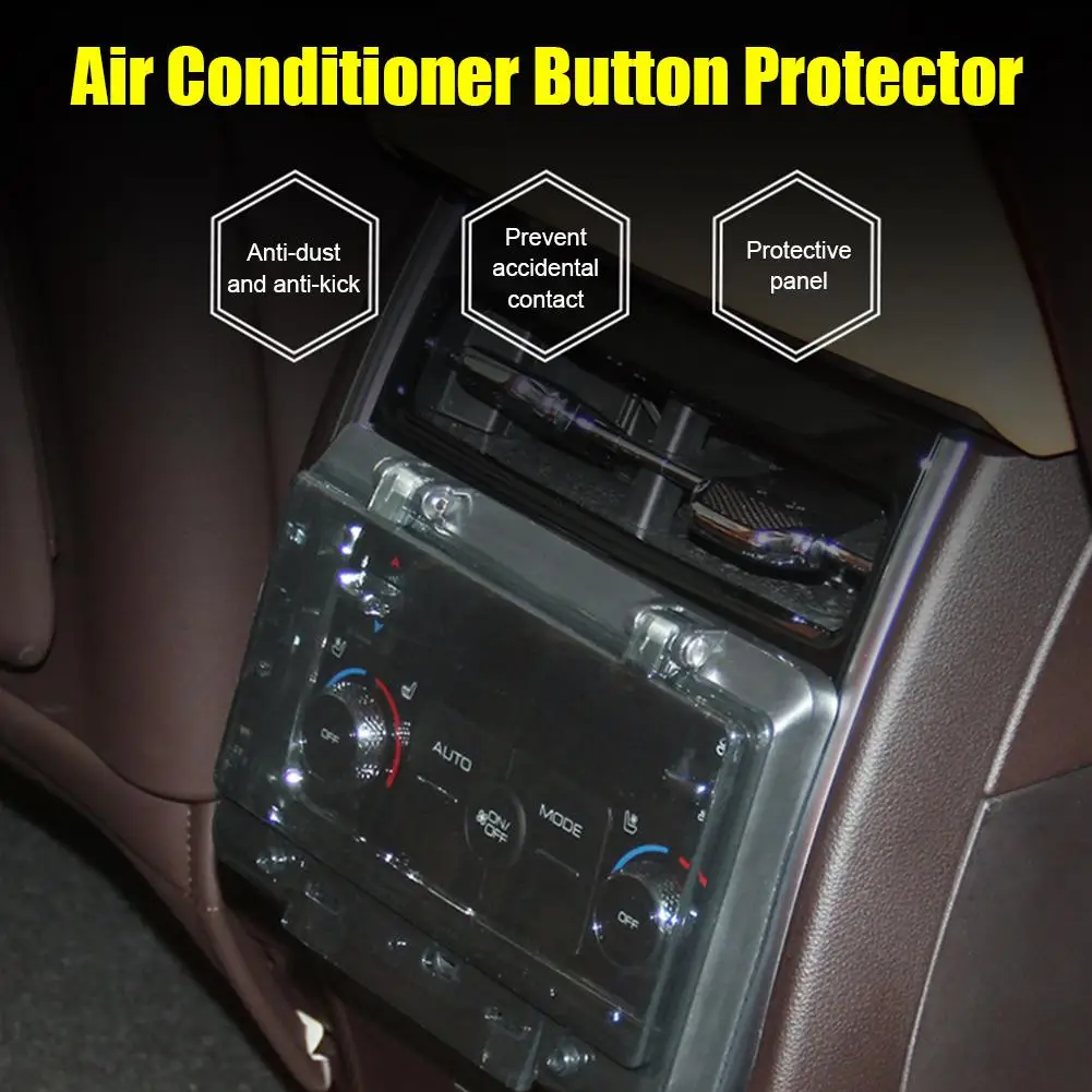 لخزان 500 مكيف الهواء الخلفي زر حامي منفذ الهواء الغبار تنفيس غطاء تنفيس الملحقات غطاء مركزي وحدة التحكم سيارة U1D6