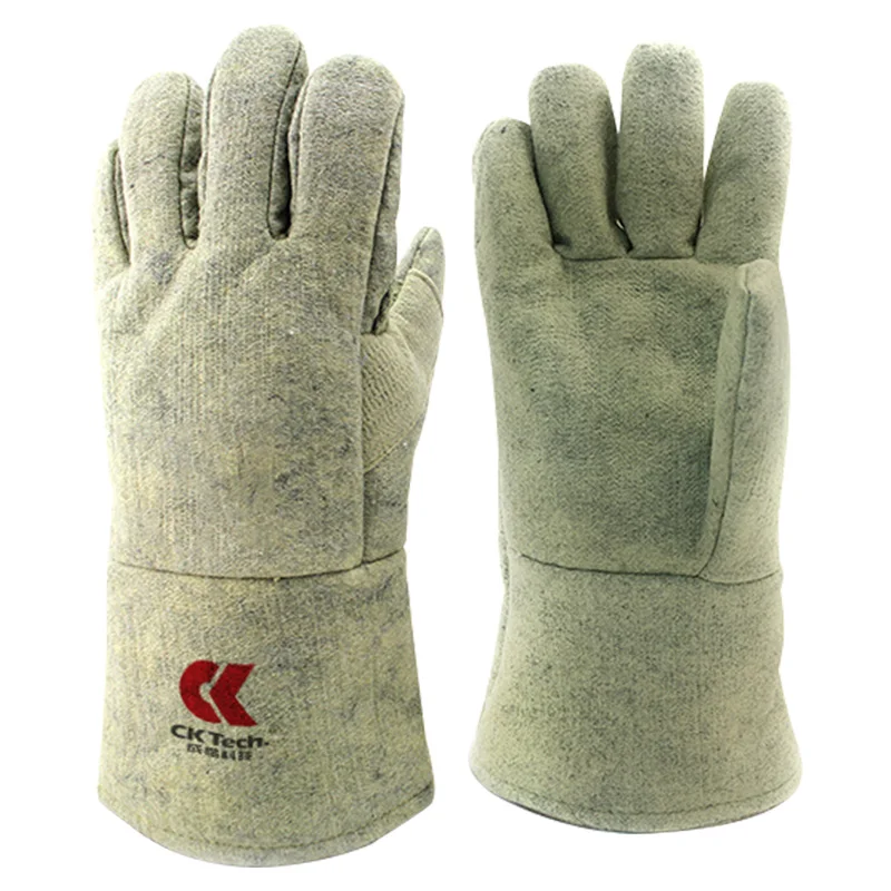 CK Tech. High Temperature Resistant Gloves Industrial Heat Insulation Anti-hot Thickened Gloves Baking Gloves