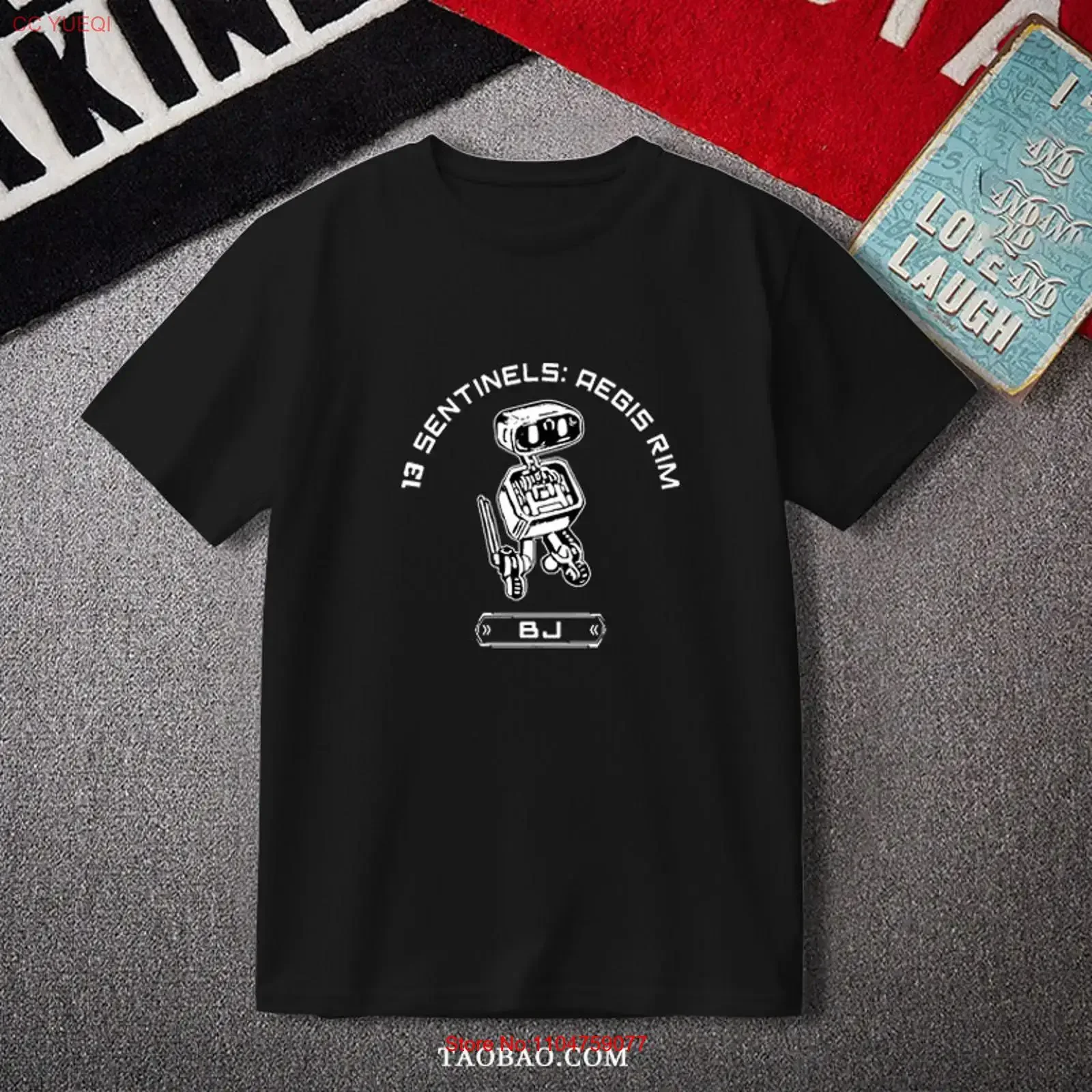 13 Sentinels Aegis Rim T shirt  Men TEE Tops vintage Washed Comfortable graphic Breathable Casual Versatile Soft Stylish