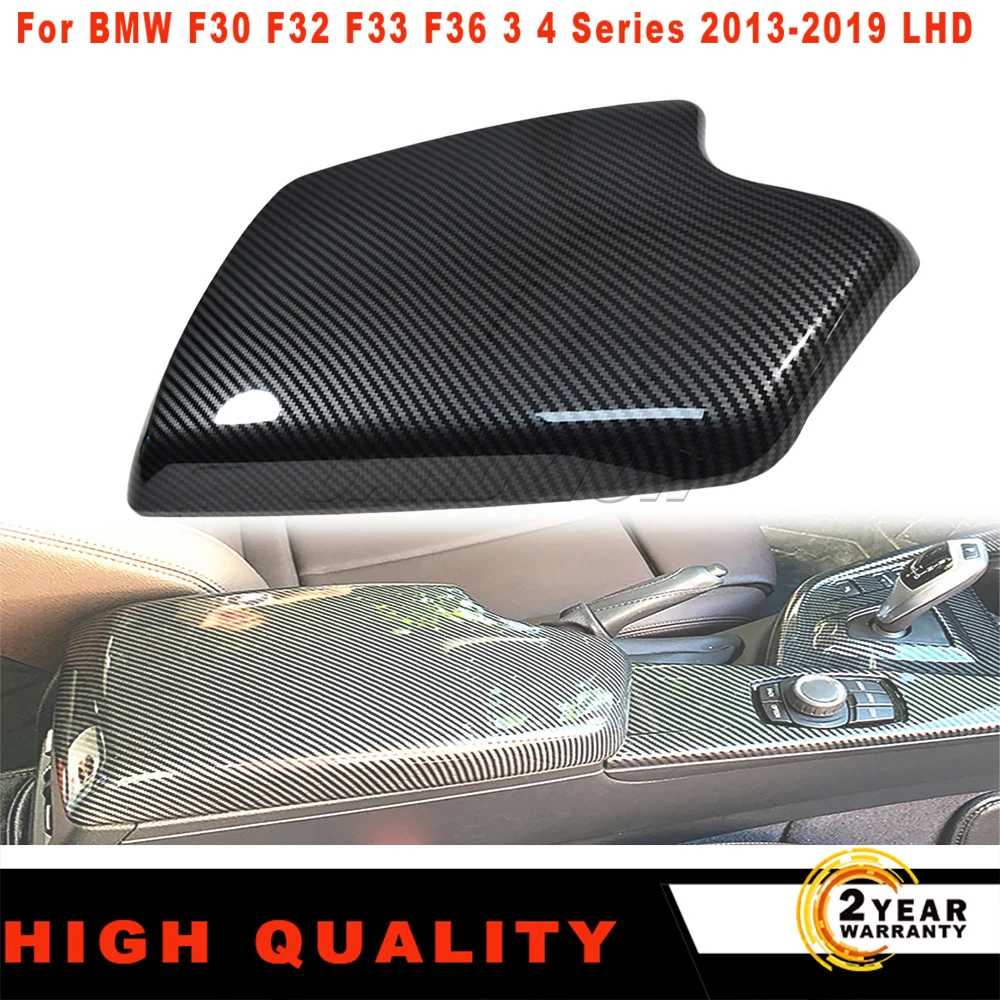 

1 шт. новый защитный чехол для подлокотника центральной консоли в стиле углеродного волокна для BMW F30 F32 F33 F36 3 4 серии 2013-2019 LHD