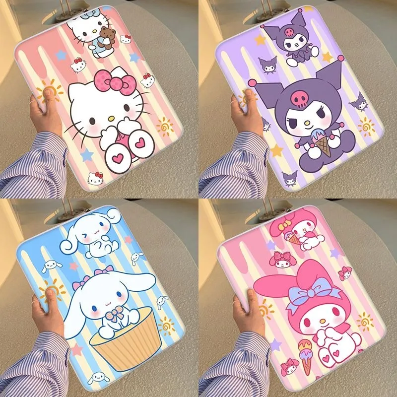 

Sanrio Hello Kitty Cinnamoroll Cute Tablet Inner Bag for 11 12 13 14 15 Inch for Macbook Pro 11 12.9 Computer Laptop Bag Gift