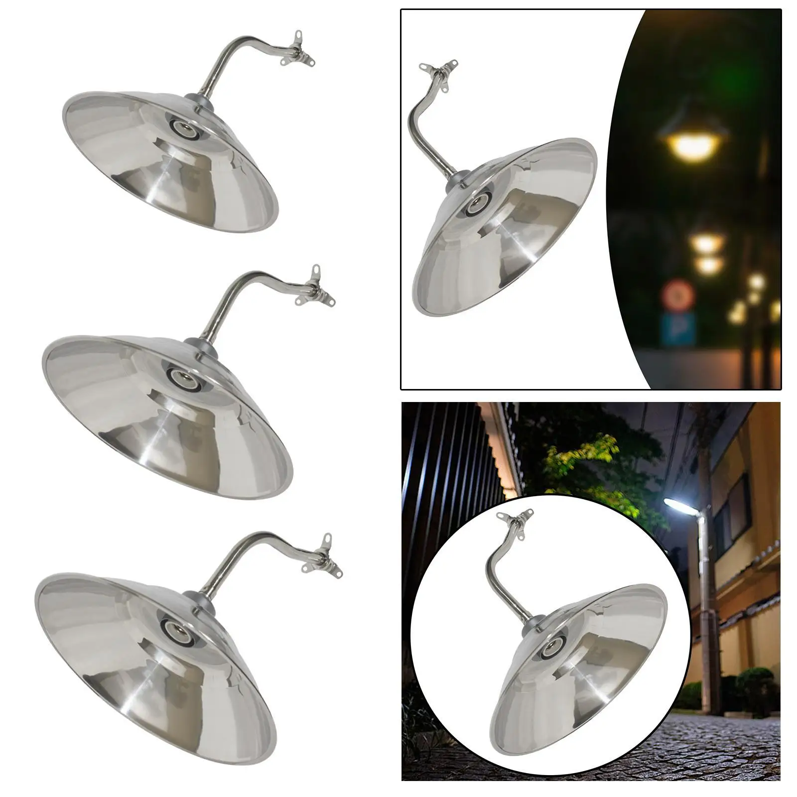 Stainless Steel Outdoor Light Shade Pathway Park Walkway Fashion Lamp Cover