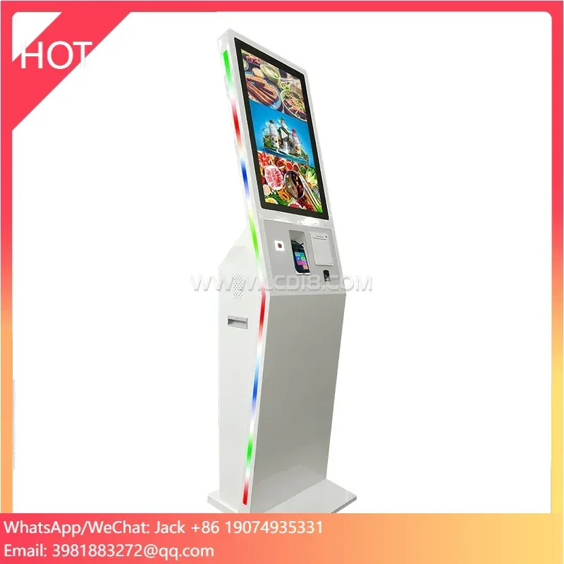 

Self Service Finger Prints Self Service Kiosk Support NFC QR Code Scanning Printing Tickets Pos Card Reading
