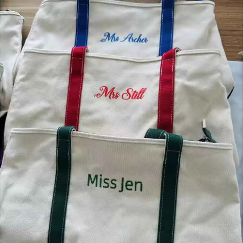 Design Your Tote Bags, Personalized Boat Tote,Custom embroidered Name Bag,Boat Tote,School Tote Bag,Beach Tote,Name Tote Bag