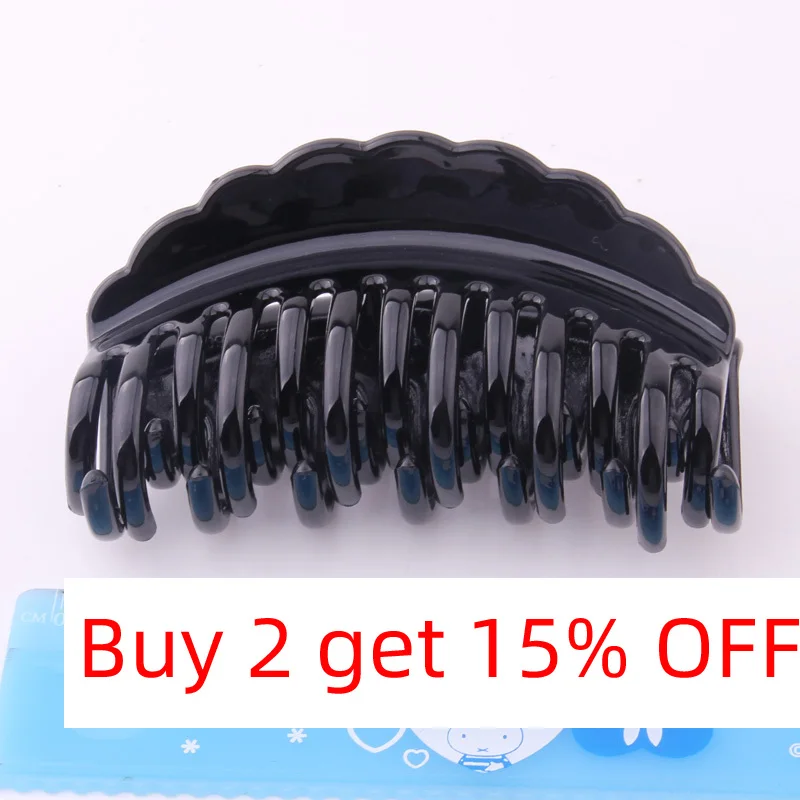 Pinzas clásicas para el pelo para mujer, cangrejo de plástico sólido de gran tamaño, diseño de pinza de langosta, accesorios para el cabello, gran oferta, novedad