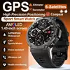 2025 GPS 스마트 시계 남자 5ATM IP69K 방수 내장 듀얼 밴드 GNSS 나침반 고도계 기압 군사 스포츠 Smartwatch 1