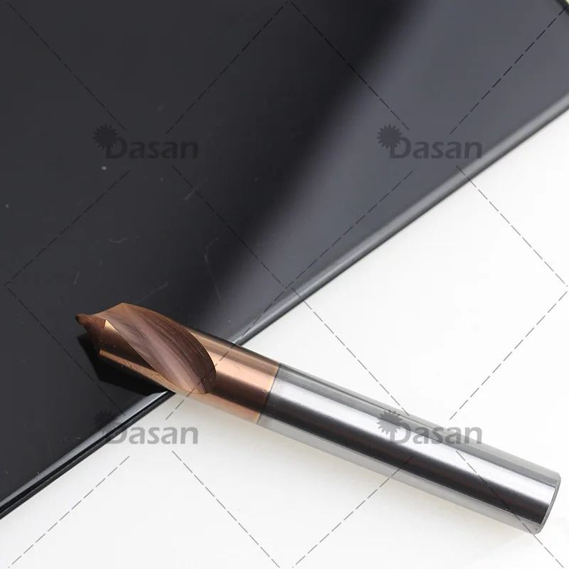 1pcs chamfering 10 มม.คาร์ไบด์ chamfering เครื่องตัด Chamfer D10 * 75L จุดเจาะตำแหน่ง center สำหรับเหล็ก