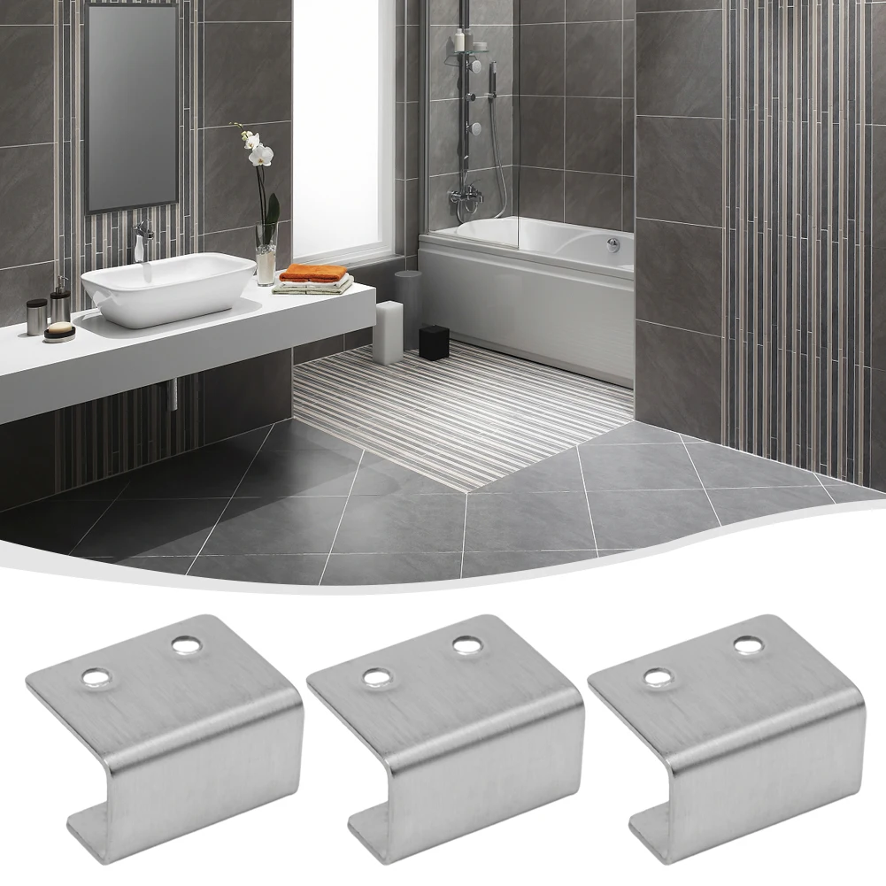 2022 Fixing Hook U Shape 5PCS Display Rack Hook Flat Hooks Hanger S M L Stainless Steel Brushed Installed Freedom