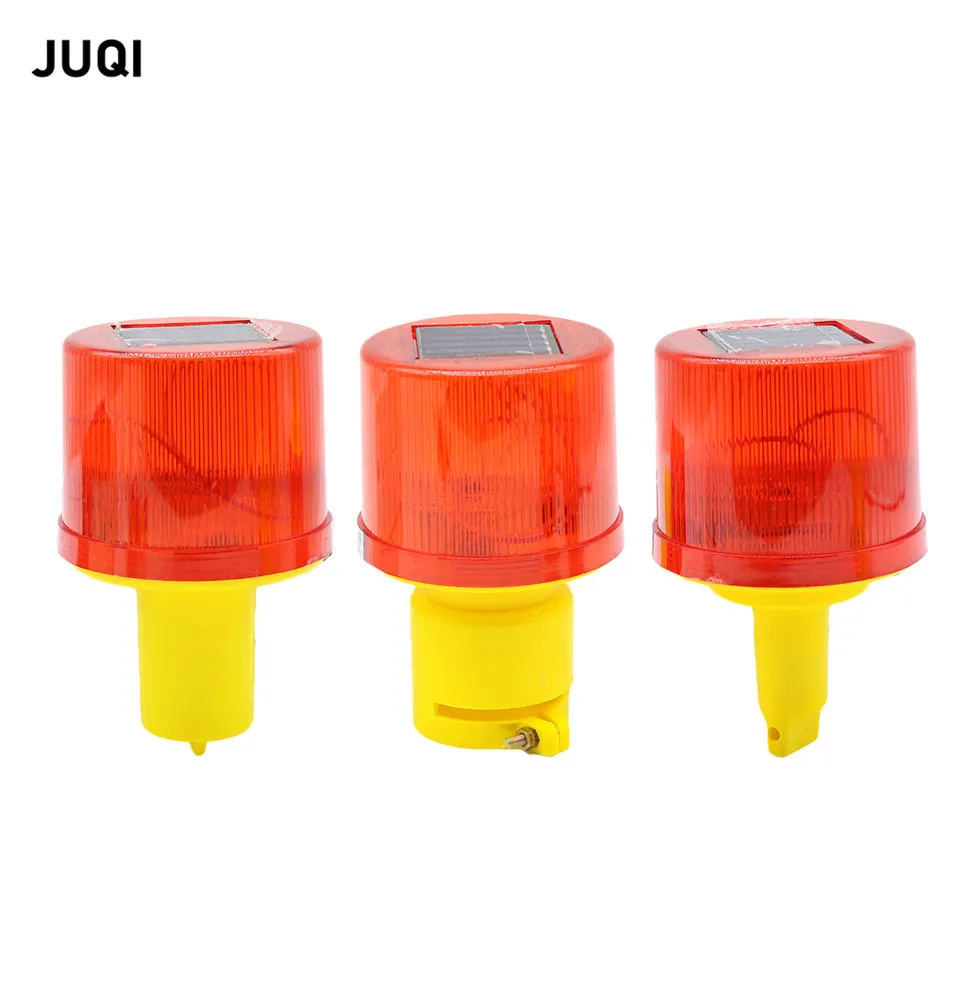 Solar LED emergency warning light night safety traffic warning light outdoor construction flash lamp