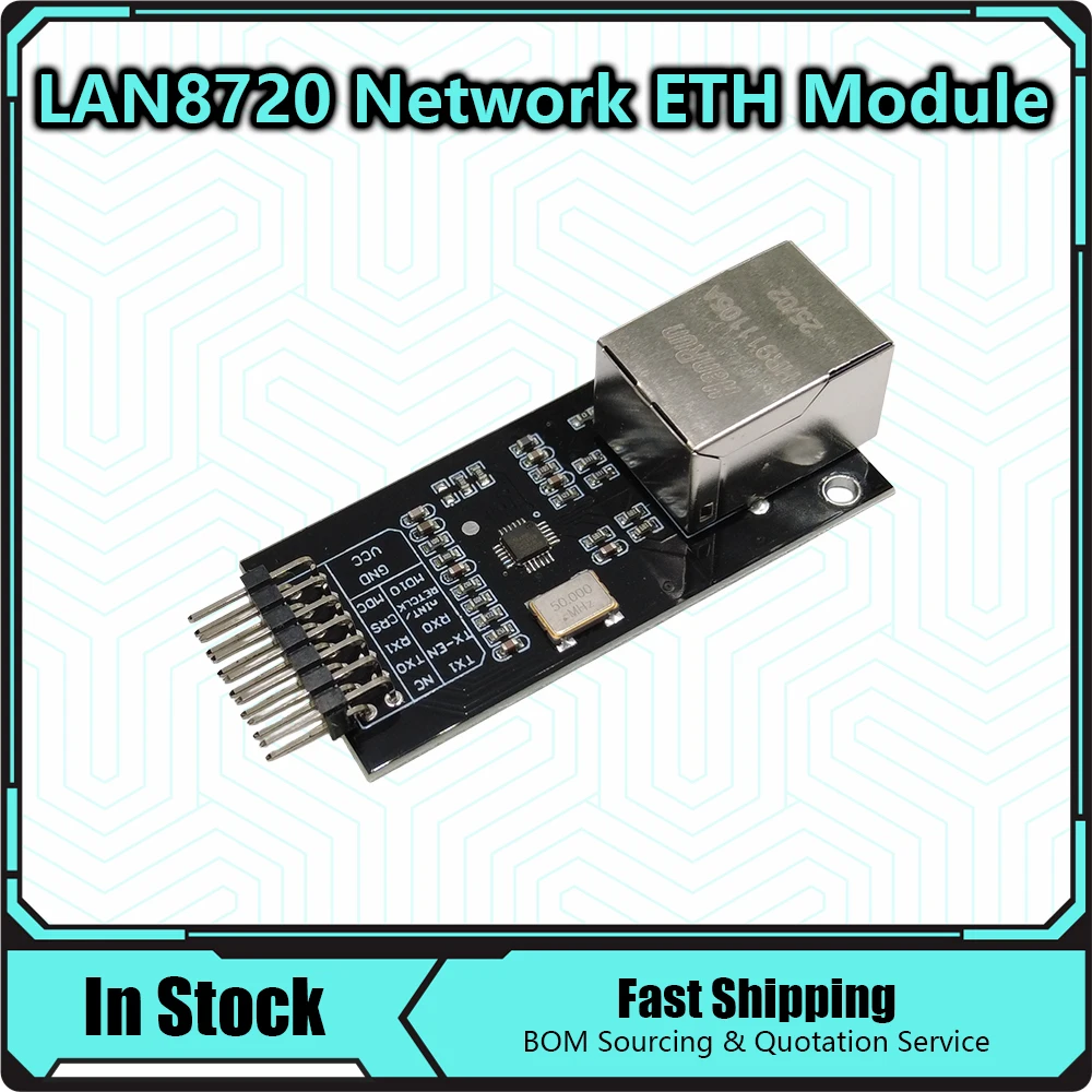 LAN8720 Module Network Module Ethernet Transceiver RMII Interface Development Board ForArduino UNO R3