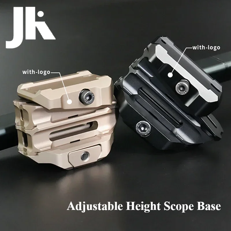 Airsoft Tactical Gear Optical Scope Base Height Adjustable Red Dot Sight Mount 20MM Rail Series Weapon Removable Accessories