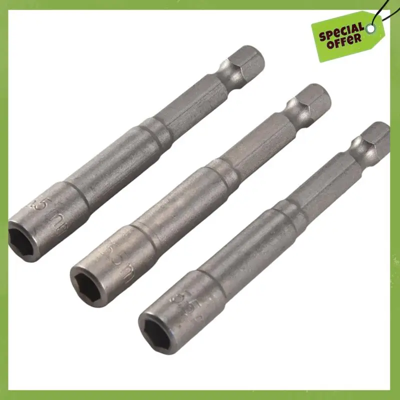 Нежная текстура - длина 65 мм, 5,5 мм, шестигранная отвертка, магнитная бита, 3 шт.