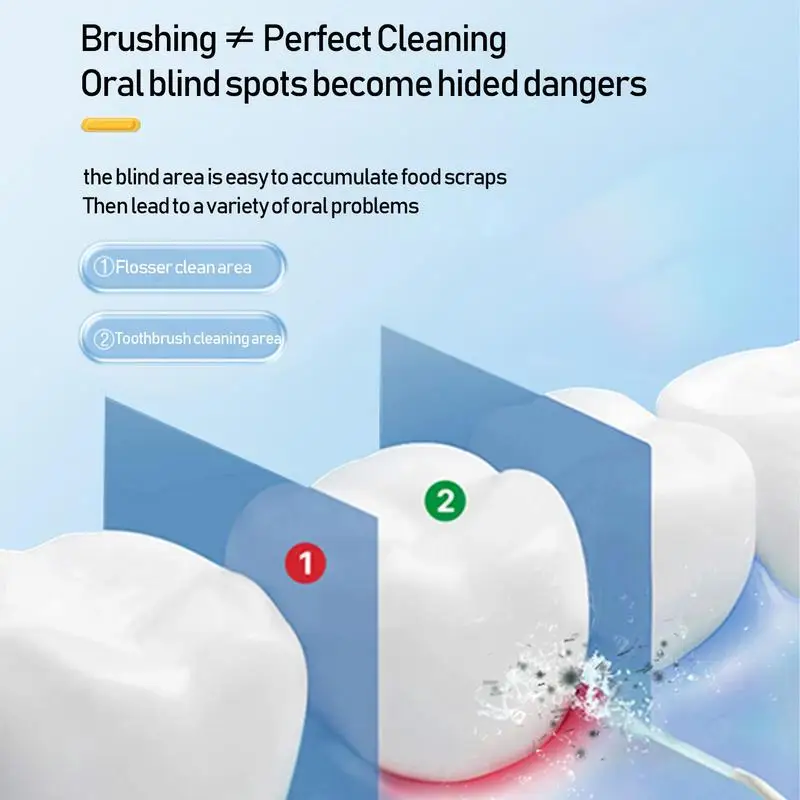 Irrigador bucal inalámbrico, hilo Dental recargable, chorro de agua portátil, tanque de agua de 500ml, limpiador de dientes impermeable para cuidado bucal