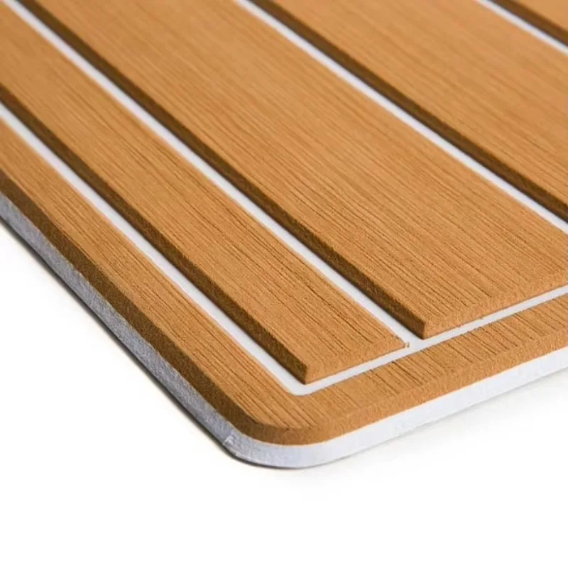 Teak design non-slip mat waterproof foam floor fittings for outdoor marine decks on all vessels