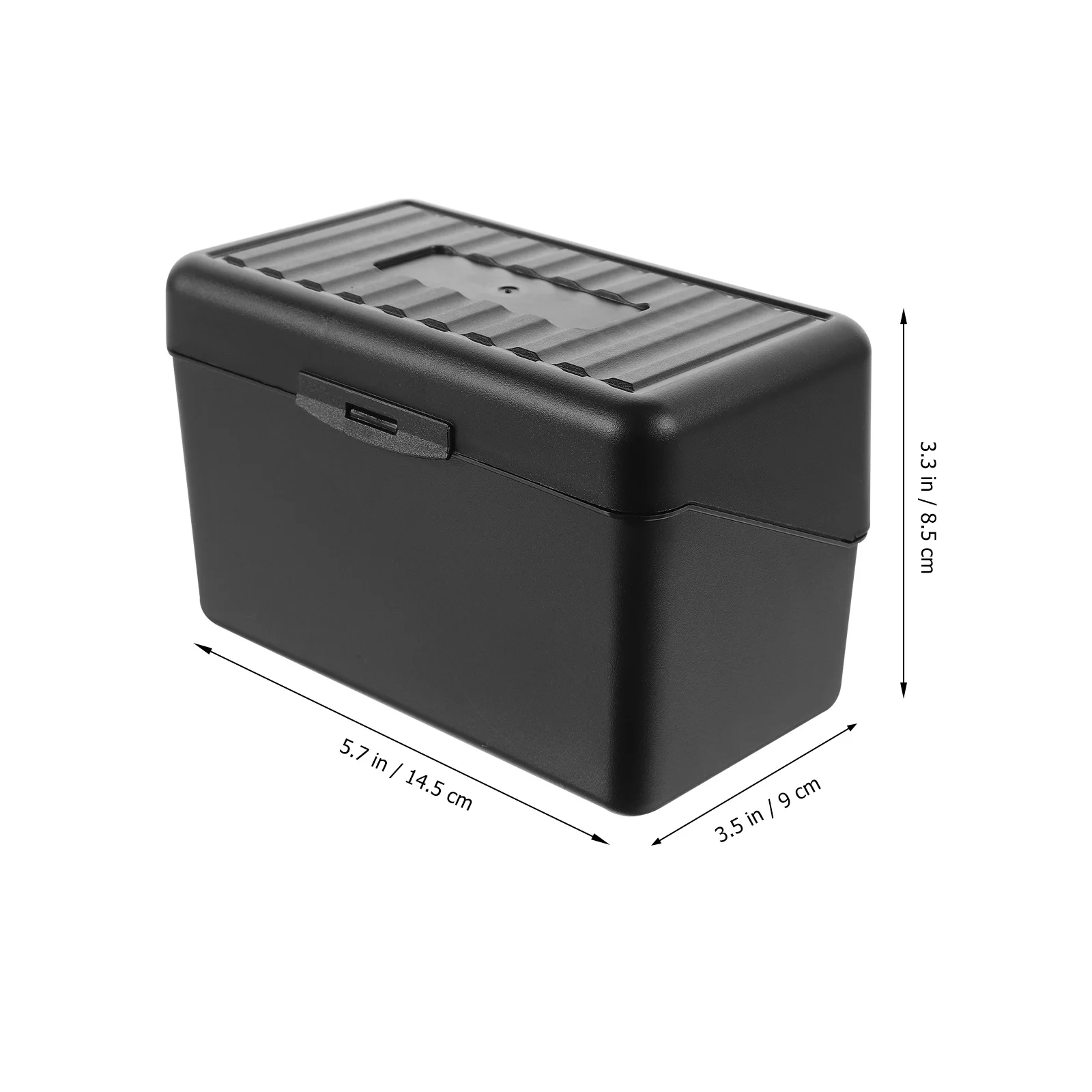 Caja para tarjetas de visita, soporte para tarjetas de plástico, organizador de escritorio, suministros de oficina, contenedor de almacenamiento de tarjetas, Base estable antideslizante