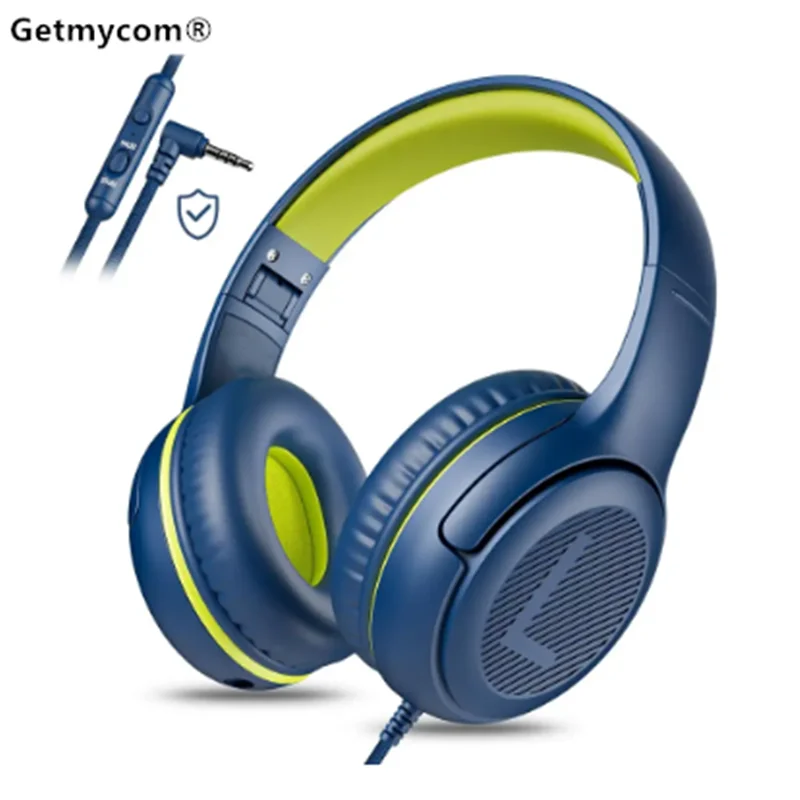 

Гарнитура AT2, стерео игровые наушники с объемным звуком 3,5 мм и микрофоном, мягкие наушники с эффектом памяти для ПК, ноутбука, детей для школы и малышей