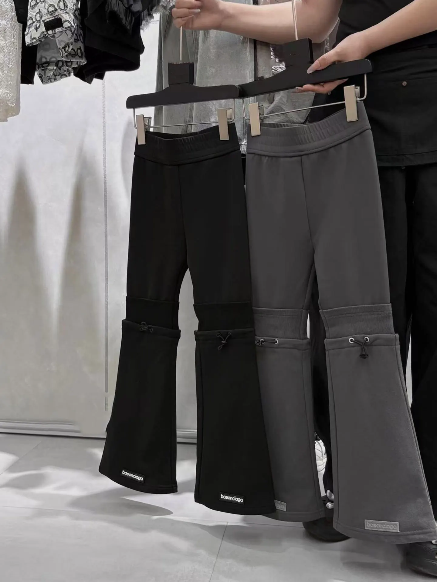 Girls Flared Pants Children's Wide Leg Casual Trousers Pure Color Spring Fashion High End Long Pants Kids' Apparel