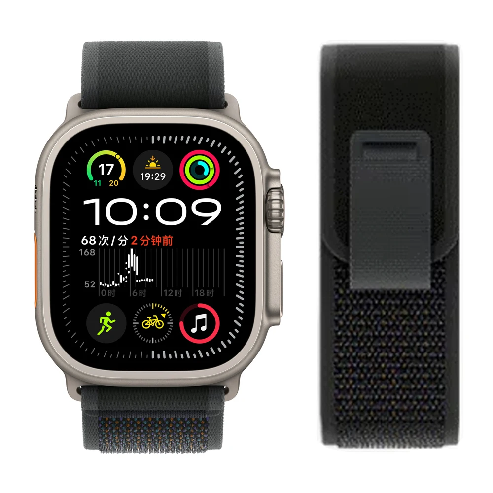 Trail Loop für Apple Watch Band Ultra 3 11 10 9 8 7 6 5 SE 49 mm 46 mm 45 mm 42 mm 44 mm 40 mm 41 Sportarmband Correa iwatch Straps