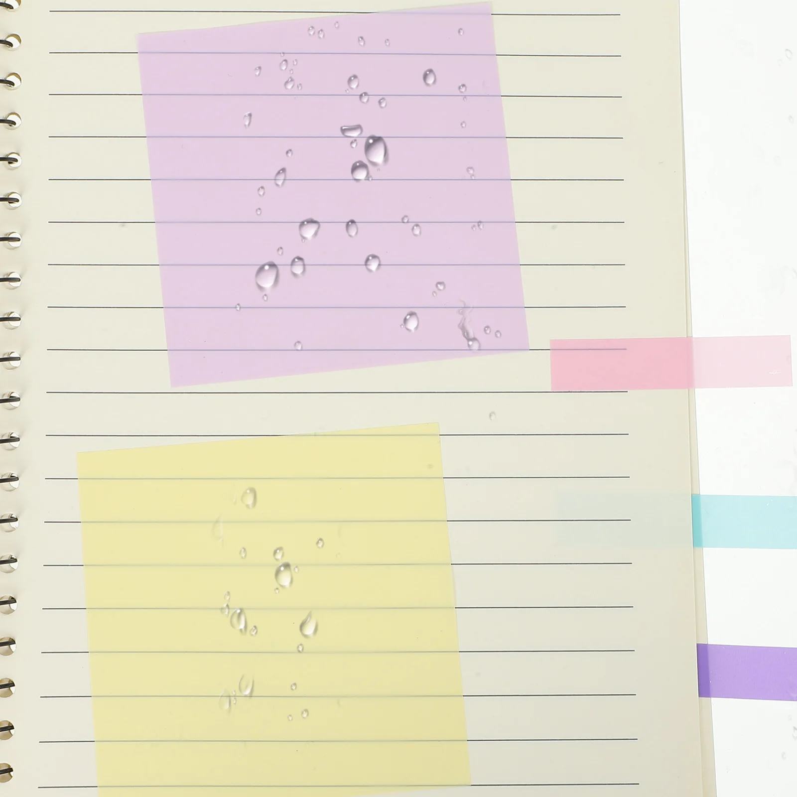 

500 Pcs Self-stick Portable Cute Memo Pads Non Sticky Paper Notepads Bulk