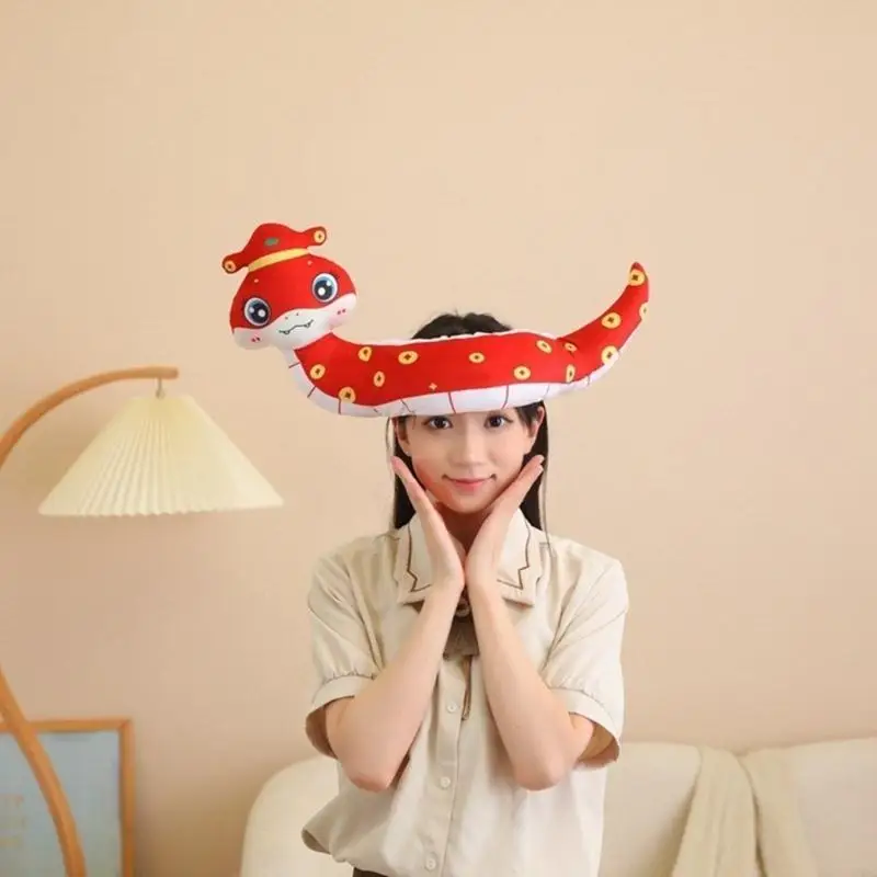 39BC Children Snake Headwear Multifunctional Halloween Headbands Unisex Headdress