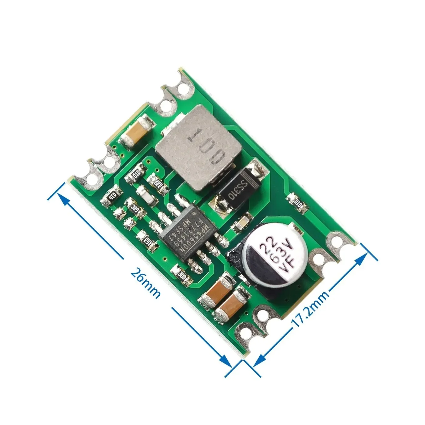 DC DC Step Down Power Supply Module Buck Regulated Board 2A Input 8-55V Output 3.3V/5V/9V/12V A04 Electronic DIY PCB