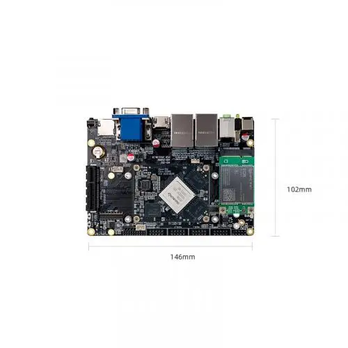 AIO-3588Q RK3588 Dev Platform, Rockchip AI Edge Computing Board