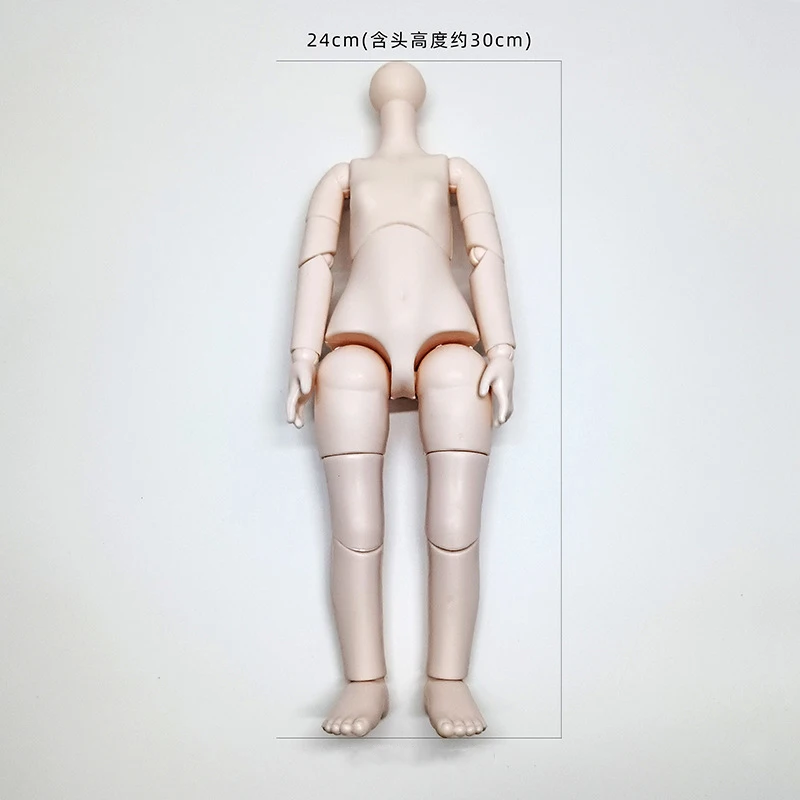 Muñecas BJD 1/6, cuerpo desnudo de 30cm, muñeca de cuerpo desnudo, piel blanca, articulación Flexible, accesorios para muñecas móviles, juguete DIY, regalo de cumpleaños para niños