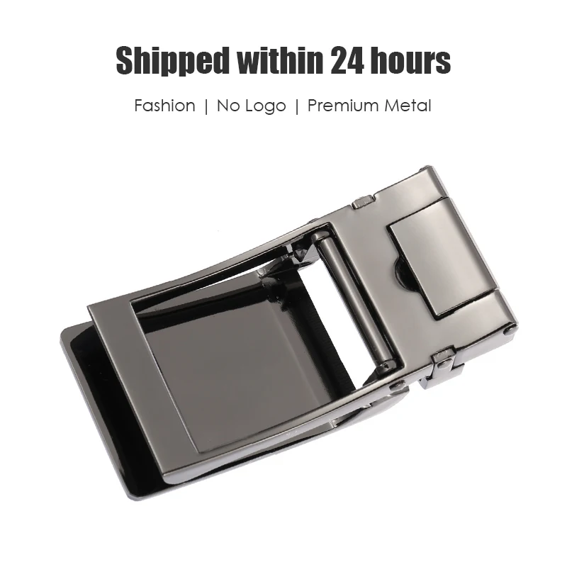 VATLTY 32mm Belt Buckle for Men High-Quality Zinc Alloy Anti-Oxidation Automatic Buckle Silver Belt Buckle for Holeless Belts