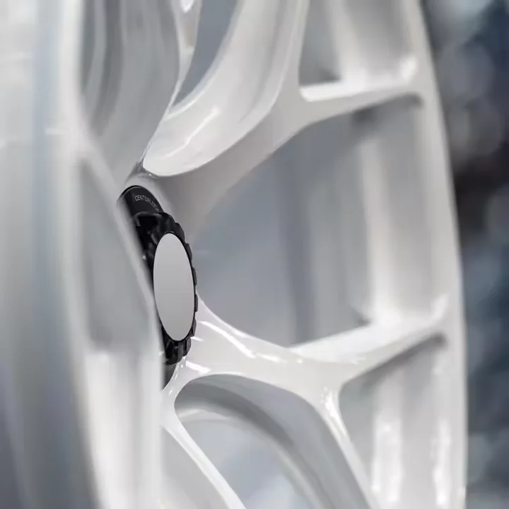 جنوط عجلات من خليط معدني أبيض مقعر عميق نمط رياضي جديد مع عجلات أحادية الكتلة مزورة 20/25/30/40 مللي متر ET 5x112 5x120 PCD #5