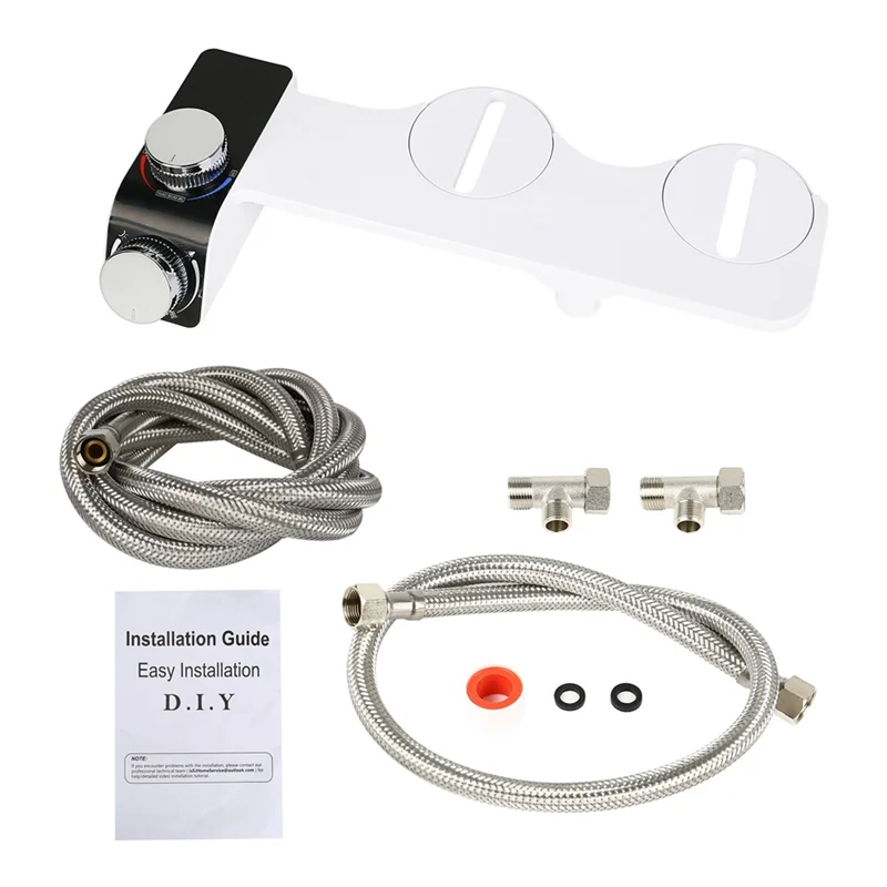 【Best Selling】Hot And Cold Dual Spray Multifunctional Simple Installation Bidet No Electricity Smart Toilet Seat Butt Flusher