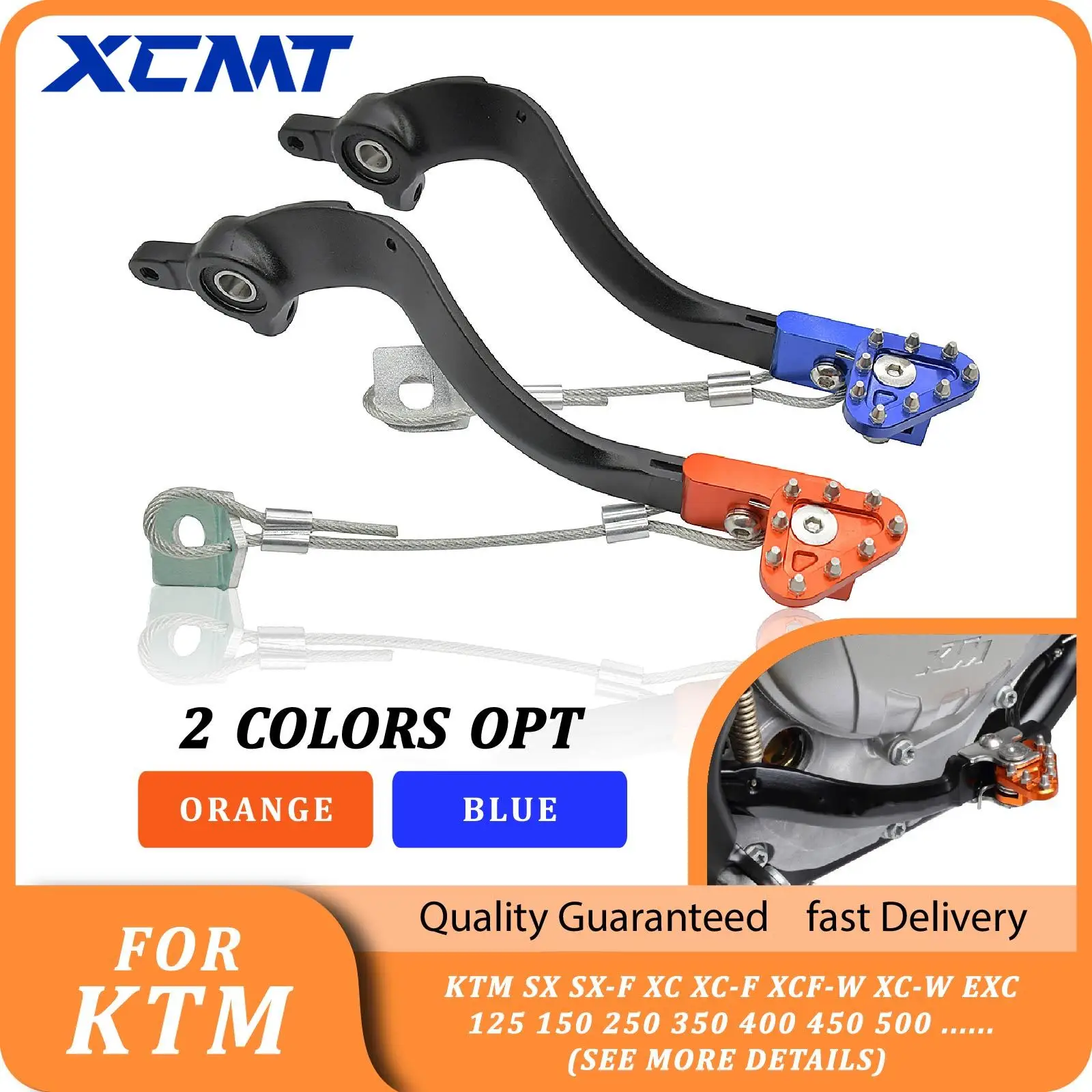 

Motorcycle Rear Brake Pedal Arm Lever Saver For KTM SX SXF EXC EXCF XC XCF XCW XCFW 125 150 200 250 300 350 450 500 2011-2016 15