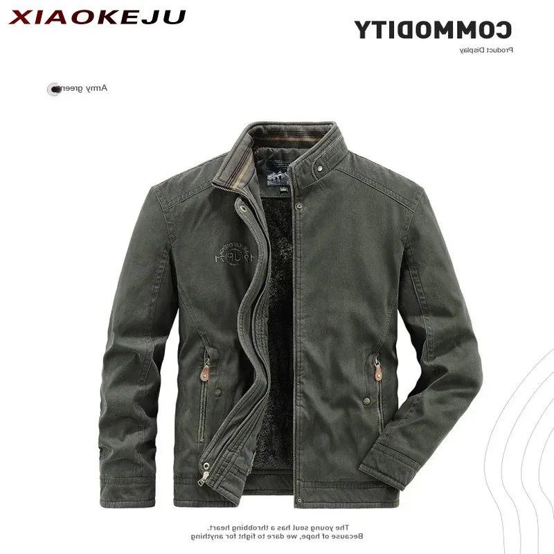 

Winter Jacket Clothing Work Jacket Vintage Coat Man Outdoor Techwear Bomber Sport Baseball Cardigan Trekking