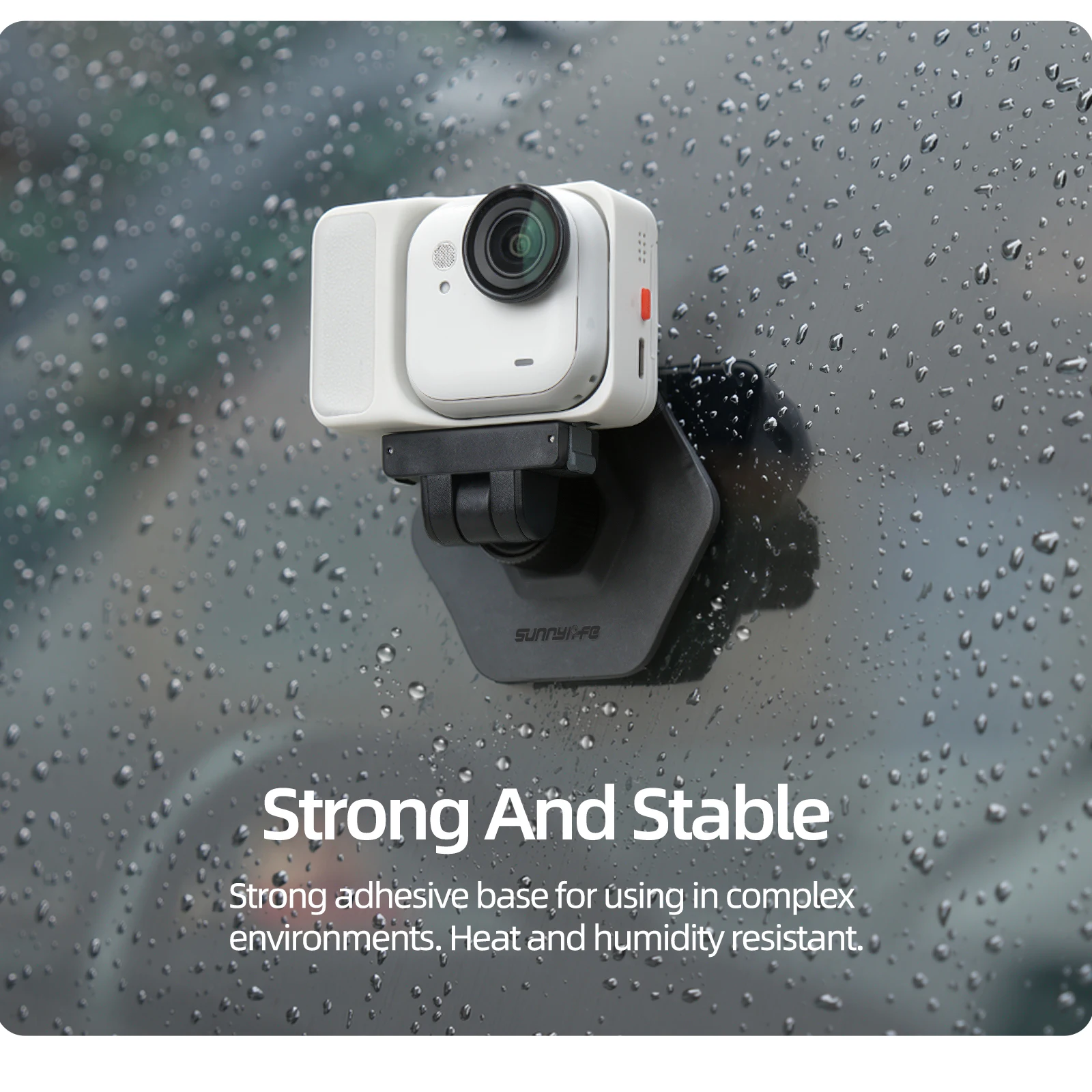 Sunnylife For Insta360 GO Ultra Bidirectional Magnetic Shooting Helmet Quick-Release Sticking Base Adjustable Flexible Base