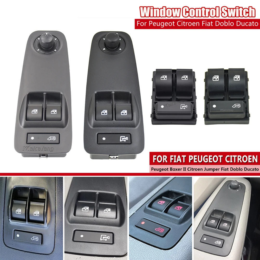 For FIAT Ducato Citroen Jumper Peugeot Boxer II 735421419 735487419 735487419 Electric Power Window Switch Lifter Control Button