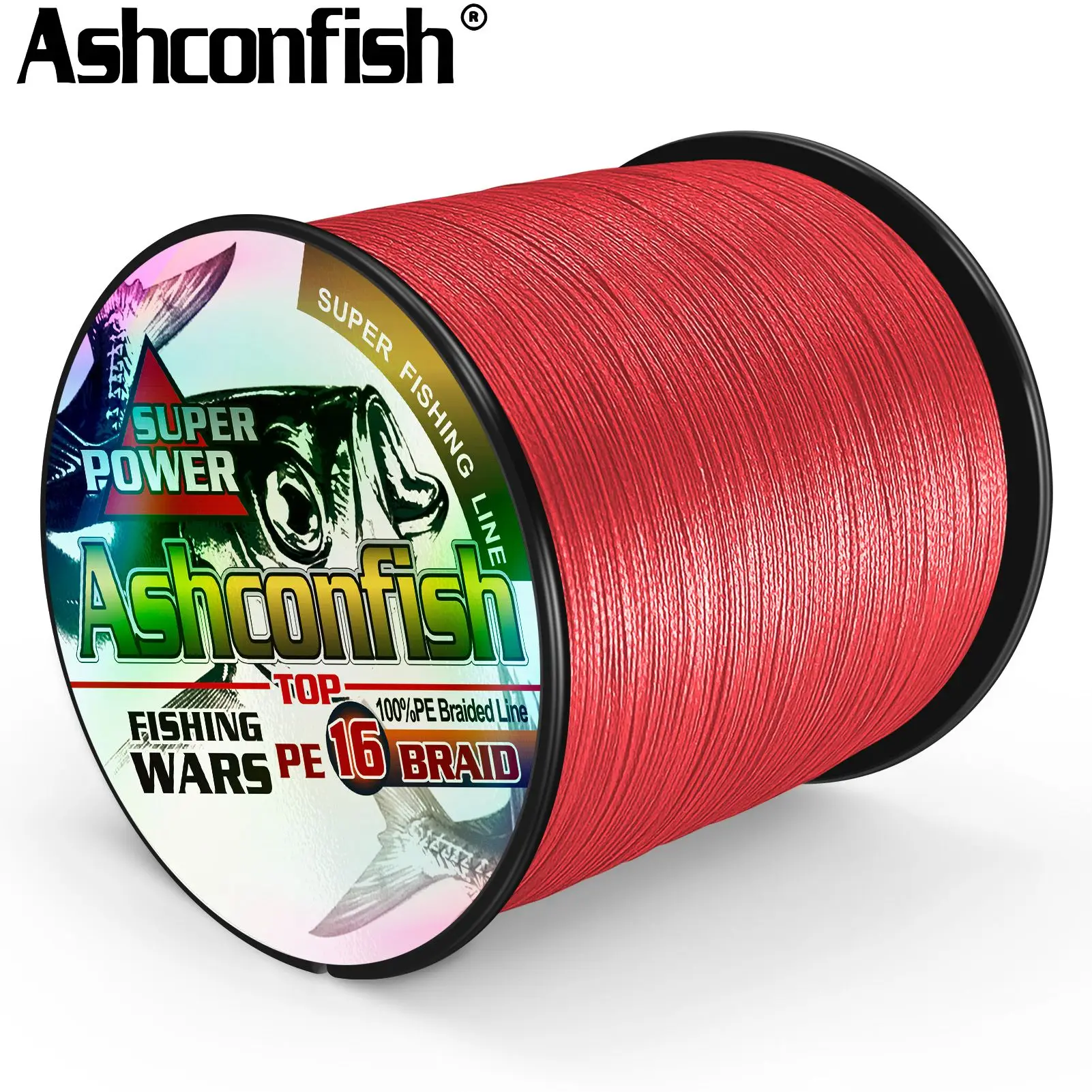 Ashconfish 16 Strands Braided Fishing Line Super Strong Saltwater 20LB-500LBS Hollow Core 500M Multifilament PE Line  Japan Line